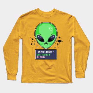Space Invader Long Sleeve T-Shirt